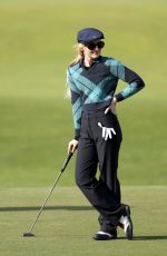 KATHRYN NEWTON at Practice Round of Alfred Dunhill Links Championship in St. Andrews 10/02/2024