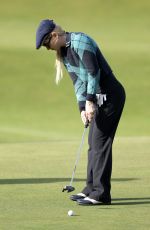 KATHRYN NEWTON at Practice Round of Alfred Dunhill Links Championship in St. Andrews 10/02/2024