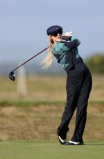 KATHRYN NEWTON at Practice Round of Alfred Dunhill Links Championship in St. Andrews 10/02/2024