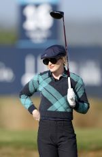 KATHRYN NEWTON at Practice Round of Alfred Dunhill Links Championship in St. Andrews 10/02/2024