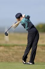 KATHRYN NEWTON at Practice Round of Alfred Dunhill Links Championship in St. Andrews 10/02/2024