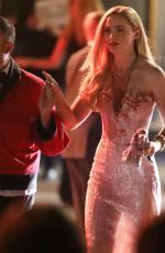KATHRYN NEWTON Leaves Annual Academy Museum Gala in Los Angeles 10/19/2024