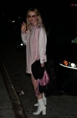 KATHRYN NEWTON Leaves Chateau Marmont in Los Angeles 10/12/2024