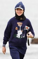 KATHRYN NEWTON Playing in Second Round of Alfred Dunhill Links Championship at St. Andrews in Scotland 10/04/2024