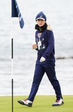 KATHRYN NEWTON Playing in Second Round of Alfred Dunhill Links Championship at St. Andrews in Scotland 10/04/2024