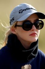 KATHRYN NEWTON Playing in Second Round of Alfred Dunhill Links Championship at St. Andrews in Scotland 10/04/2024