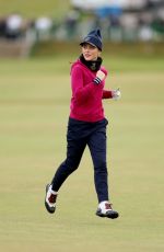 KATHRYN NEWTON Playing in Third Round of Alfred Dunhill Links Championship at St. Andrews in Scotland 10/05/2024
