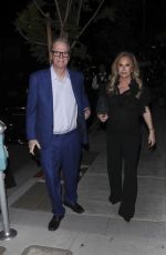 KATHY HILTON Leaves Chez Mia After Dinner in West Hollywood 10/05/2024