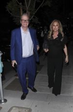 KATHY HILTON Leaves Chez Mia After Dinner in West Hollywood 10/05/2024