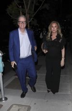 KATHY HILTON Leaves Chez Mia After Dinner in West Hollywood 10/05/2024