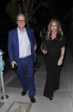 KATHY HILTON Leaves Chez Mia After Dinner in West Hollywood 10/05/2024