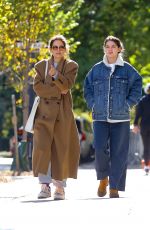 KATIE HOLMES and SURI CRUISE Out and About in New York 10/17/2024