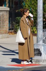 KATIE HOLMES and SURI CRUISE Out and About in New York 10/17/2024