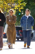 KATIE HOLMES and SURI CRUISE Out and About in New York 10/17/2024