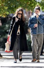 KATIE HOLMES and SURI CRUISE Out in New York 10/16/2024