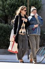 KATIE HOLMES and SURI CRUISE Out in New York 10/16/2024