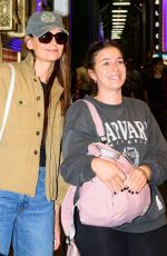 KATIE HOLMES Arrives at Her Broadway Play Our Town in New York 10/23/2024