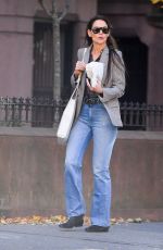 KATIE HOLMES Out and About in in New York City 10/27/2024