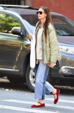 KATIE HOLMES Out and About in New York 10/09/2024