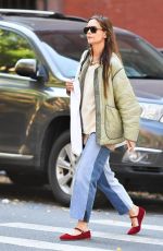 KATIE HOLMES Out and About in New York 10/09/2024