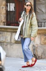 KATIE HOLMES Out and About in New York 10/09/2024
