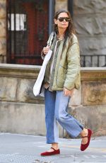 KATIE HOLMES Out and About in New York 10/09/2024