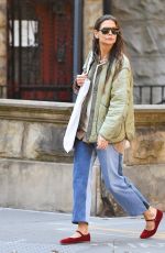 KATIE HOLMES Out and About in New York 10/09/2024