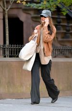 KATIE HOLMES Out and About in New York 10/19/2024