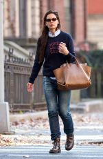 KATIE HOLMES Out and About in New York 10/30/2024