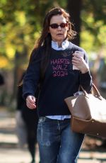 KATIE HOLMES Out and About in New York 10/30/2024
