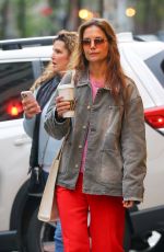 KATIE HOLMES Out for a Coffee in New York 10/17/2024