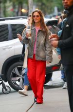 KATIE HOLMES Out for a Coffee in New York 10/17/2024