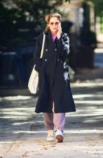 KATIE HOLMES Out for a Morning Walk in New York 10/25/2024