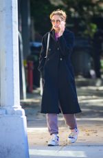 KATIE HOLMES Out for a Morning Walk in New York 10/25/2024