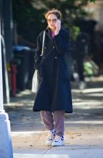 KATIE HOLMES Out for a Morning Walk in New York 10/25/2024