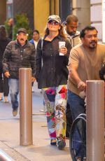 KATIE HOLMES Out for Coffee in New York City 10/04/2024