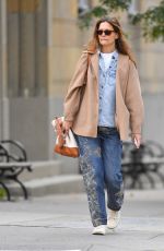 KATIE HOLMES Out in New York 10/13/2024