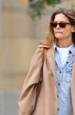 KATIE HOLMES Out in New York 10/13/2024