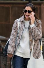 KATIE HOLMES Out in New York City 10/12/2024