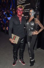KATIE PRICE Arrives at Kiss Haunted House Party at Outernet in London 10/30/2024