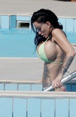 KATIE PRICE in Bikini on Holiday in Cyprus 09/30/2024
