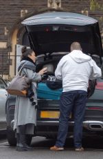 KATYA JONES and Wynne Evans Arrives for Rehearsals in Cardiff 10/16/2024