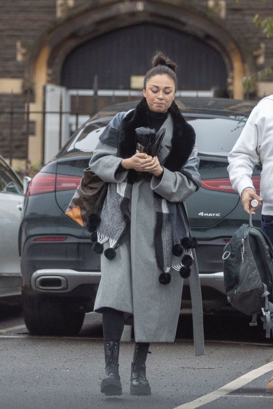 KATYA JONES and Wynne Evans Arrives for Rehearsals in Cardiff 10/16/2024