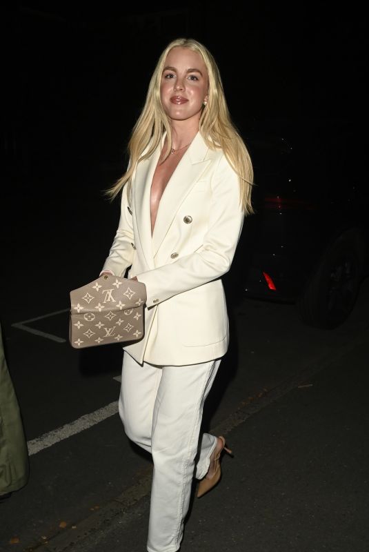 KEELY HODGINKSON Arrives at Dinner and Diamond Tasting Launch in Cheshire 10/10/2024