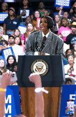 KELLY ROWLAND at a Campaign Rally in Support of US Vice President at Shell Energy Stadium in Houston 10/25/2024