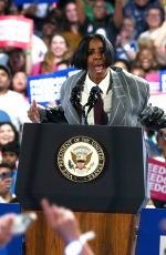 KELLY ROWLAND at a Campaign Rally in Support of US Vice President at Shell Energy Stadium in Houston 10/25/2024