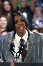 KELLY ROWLAND at a Campaign Rally in Support of US Vice President at Shell Energy Stadium in Houston 10/25/2024