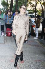 KERI RUSSELL Arrives at Live with Kelly & Mark in New York 10/30/2024