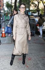 KERI RUSSELL Arrives at Live with Kelly & Mark in New York 10/30/2024