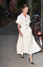 KERI RUSSELL Heading to Good Morning America in New York 10/30/2024